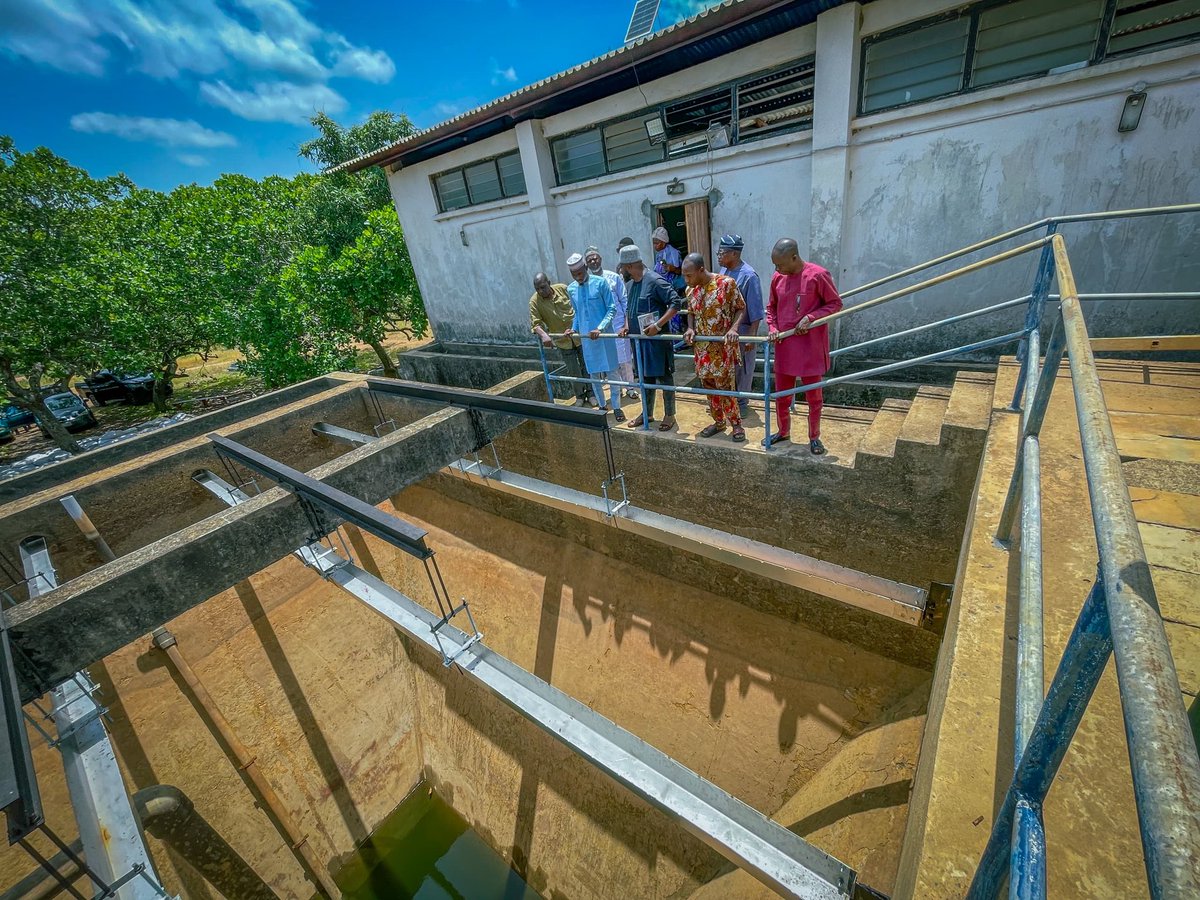 UPDATE ON OMU-RAN WATERWORKS: 

As part of efforts to enhance water infrastructure across Kwara State, I conducted an on-the-spot inspection of the ongoing rehabilitation of the Omu-Ran Waterworks. 

While noting the progress made, I charged DELKO International Nigeria Ltd, the