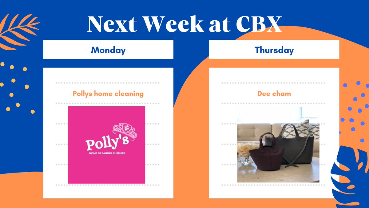 Two stalls on the calendar for next week 😊