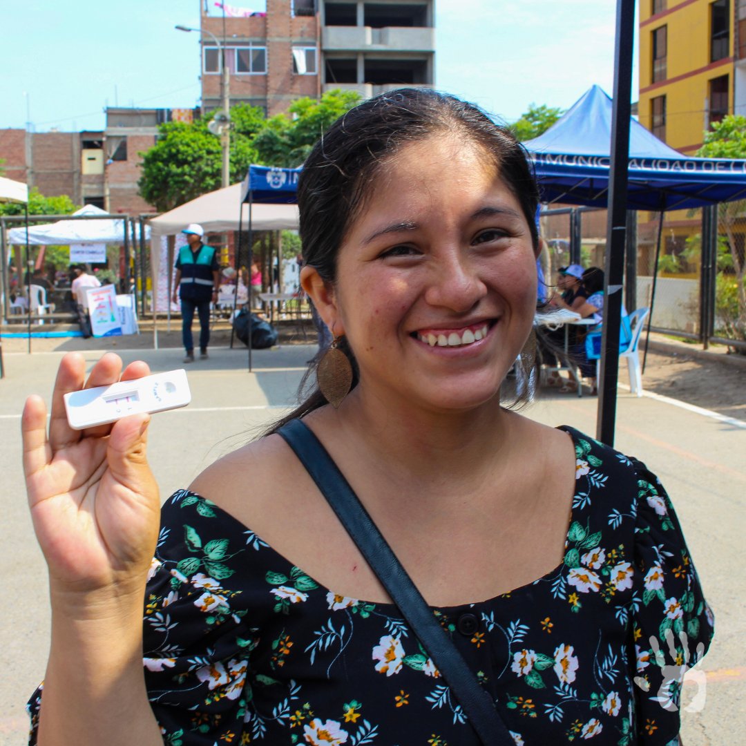 With no symptoms or ailments, this woman’s only request was a pregnancy test. She and her husband had been trying for a second child for some time without success. But she believed God led her to this clinic...and He did not disappoint. 

When the nurse gently showed her the test