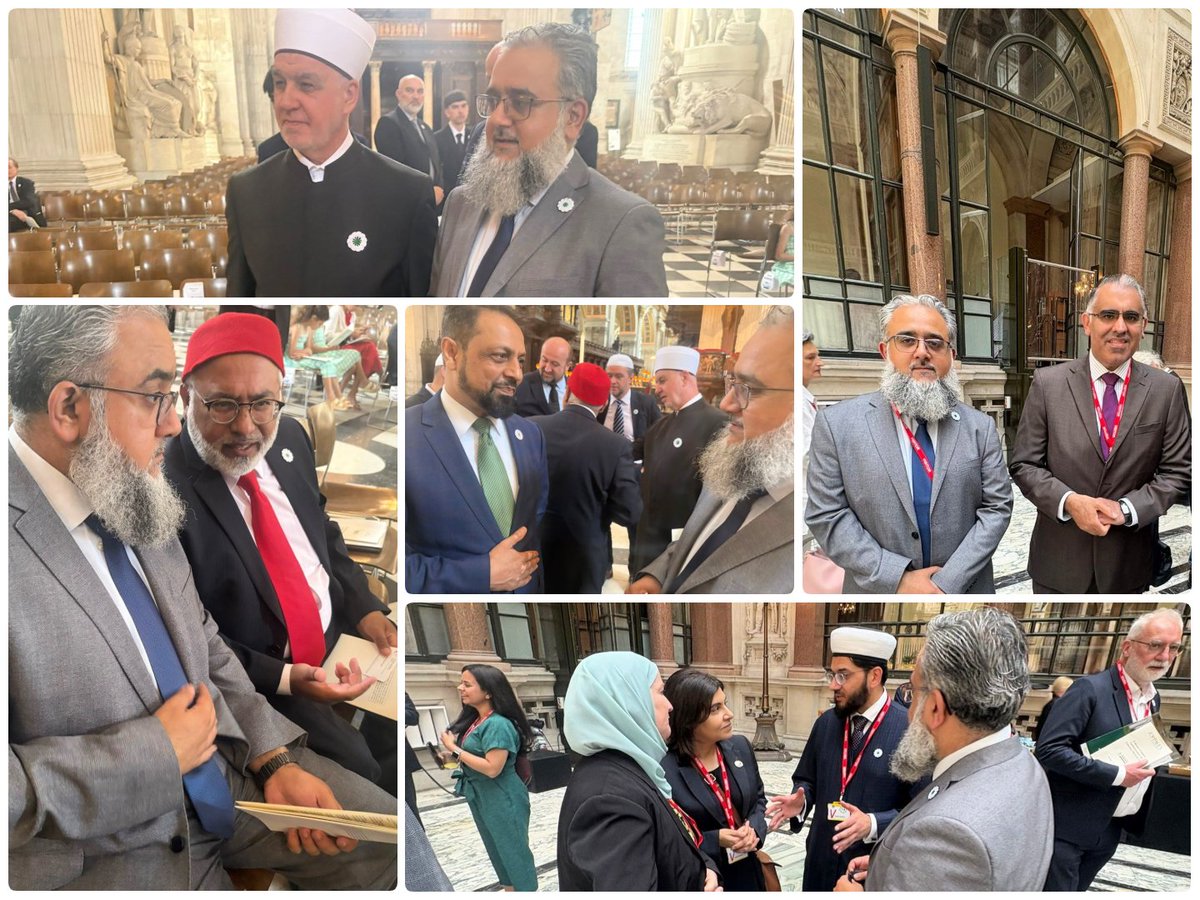 Vice-Principal Bakhtyar Pirzada al-Azhari attends National Commemoration of the Srebrenica genocide at St. Paul's Cathedral in London on Tuesday 17th June 2025.

More here: facebook.com/JamiaAlKaram/p…

<a href="/SrebrenicaUK/">Remembering Srebrenica</a> #RememberingSrebrenica