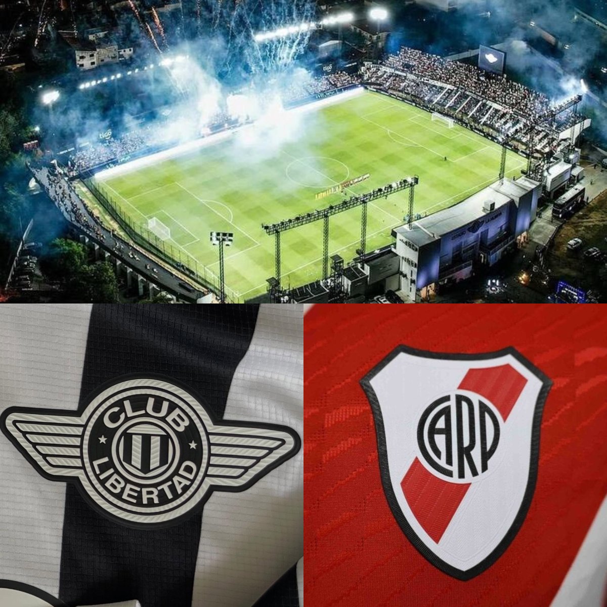 Banda Roja (@bandaroja_) on Twitter photo 🚨‼ SE JUEGA EN EL ESTADIO LA HUERTA.
➡ CONMEBOL le notificó a Libertad y #River que el partido de ida de octavos no será en Defensores del Chaco.
📆 14 de agosto, 21:30.
ℹ - <a href="/ChipiVera89/">Jorge Chipi Vera</a> 🚨‼ SE JUEGA EN EL ESTADIO LA HUERTA.
➡ CONMEBOL le notificó a Libertad y #River que el partido de ida de octavos no será en Defensores del Chaco.
📆 14 de agosto, 21:30.
ℹ - <a href="/ChipiVera89/">Jorge Chipi Vera</a>