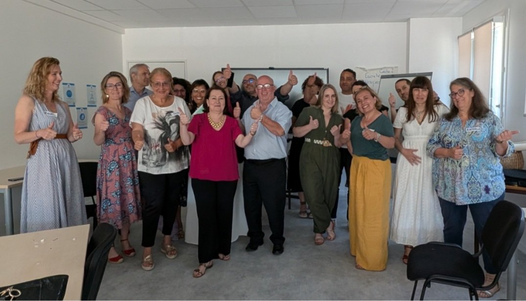 Toute la matinée, accompagnée de Nathalie Nicolle, directrice du service #emploi de <a href="/cavyvs/">CA VYVS</a>, nous avons été en réunion de lancement de la task force entreprises avec l'ensemble du Réseau Pour L'Emploi 
#Ensemble pour l'#emploi 💪🦾