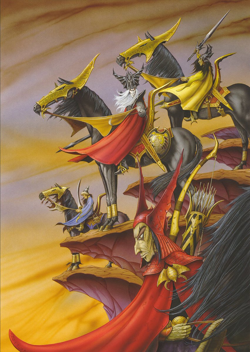 Stormbringer 'Four of Prophecy' by Rodney Matthews
#Elric