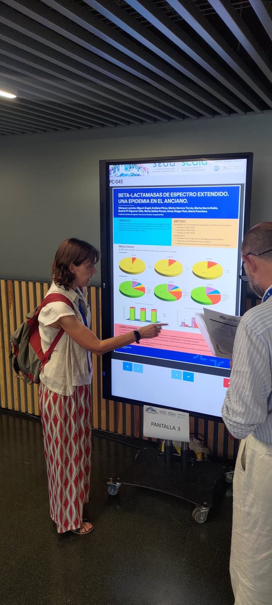 🗣️ Algunes doctores de <a href="/GeriatriaMar/">Geriatria | Hospital del Mar</a> han presentat pòsters amb treballs preparats durant aquest últim any, en el marc del congrés nacional de la <a href="/seggeriatria/">SEGG</a> i <a href="/SCGiG/">SCGiG</a>. Demà en presentarem més! 💪🏼