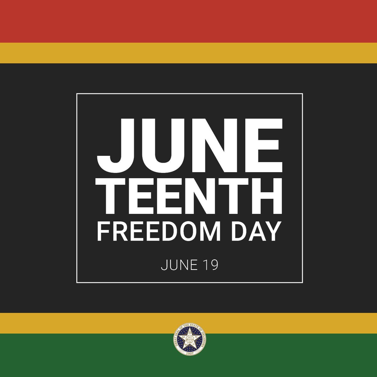 Today, we honor Juneteenth — a powerful reminder of freedom, resilience, &amp; the ongoing pursuit of justice. At the DA’s Office, we stand committed to upholding the principles of fairness &amp; equal protection under the law for every member of our community.

 #Juneteenth #okcountyda