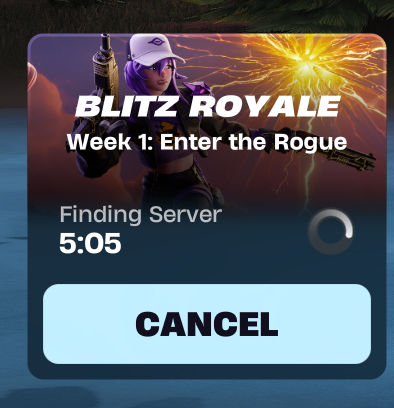 5 minute matches they said but to find a match it takes a while