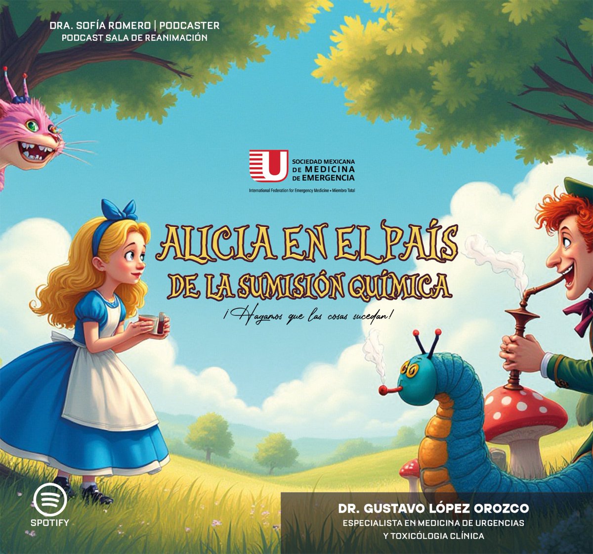 SMME (@smmeac) on Twitter photo 🧪⚠️ ESTE DOMINGO 21…
🕳️ NO SIGAS AL CONEJO BLANCO
🎙️ Sala de Reanimación Podcast #SMME presenta:
🔊 “Alicia en el país de la sumisión química”
🧠Dra. <a href="/Berrysophie/">Sophie Romero</a> y Dr. <a href="/toxgloo/">Gustavo Lopez Orozco</a>
🚨 DFSA: sospecha, abordaje, prevención
☕ No todo lo que hay en una taza es té.
#AlertaToxica 🧪⚠️ ESTE DOMINGO 21…
🕳️ NO SIGAS AL CONEJO BLANCO
🎙️ Sala de Reanimación Podcast #SMME presenta:
🔊 “Alicia en el país de la sumisión química”
🧠Dra. <a href="/Berrysophie/">Sophie Romero</a> y Dr. <a href="/toxgloo/">Gustavo Lopez Orozco</a>
🚨 DFSA: sospecha, abordaje, prevención
☕ No todo lo que hay en una taza es té.
#AlertaToxica