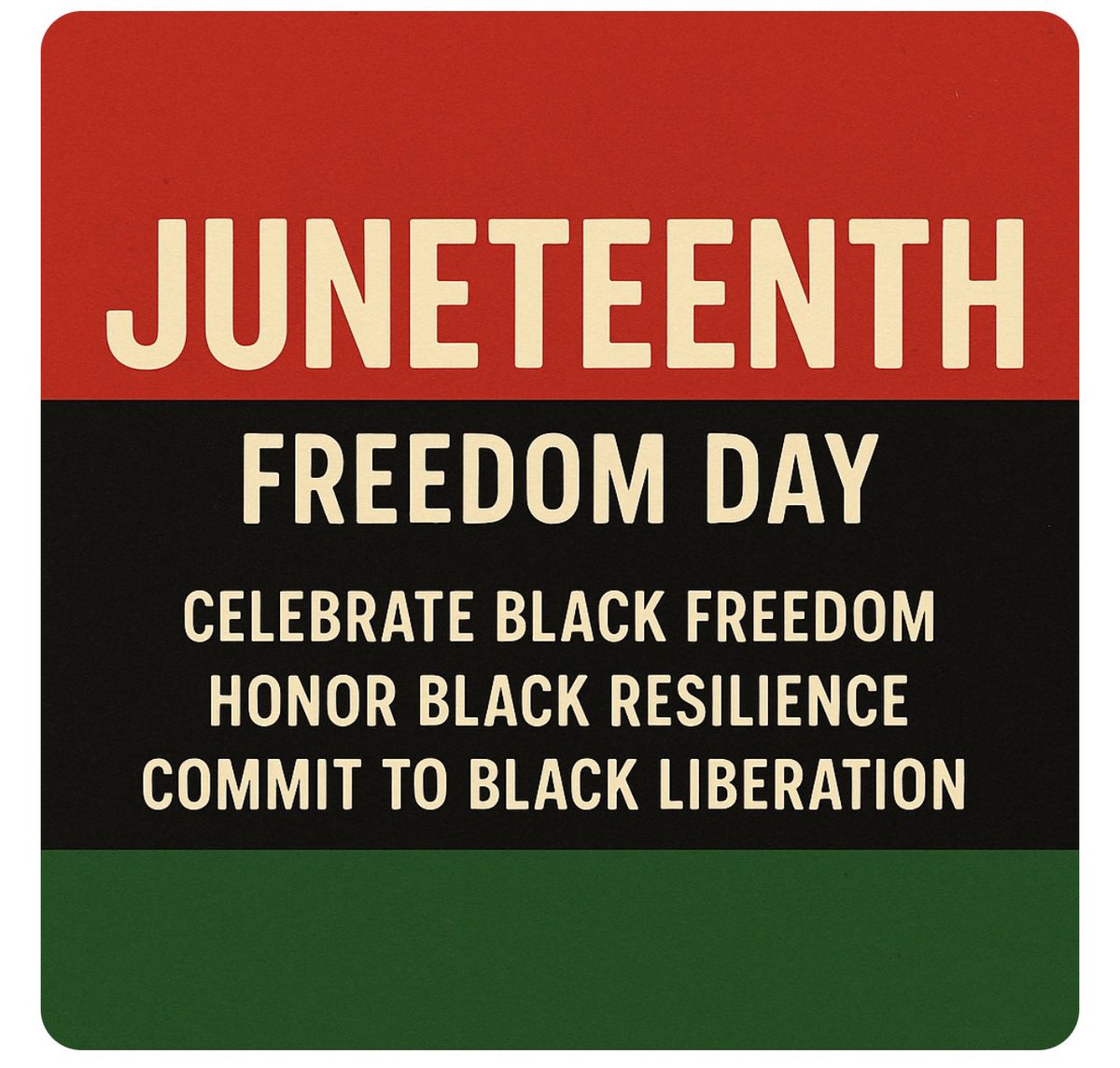 Juneteenth is a reminder: Freedom should never have to wait.

Today we honor the legacy of resilience, truth, and liberation.

#Juneteenth #FreedomDay #PlaceBasedLearning #BlackLiberation