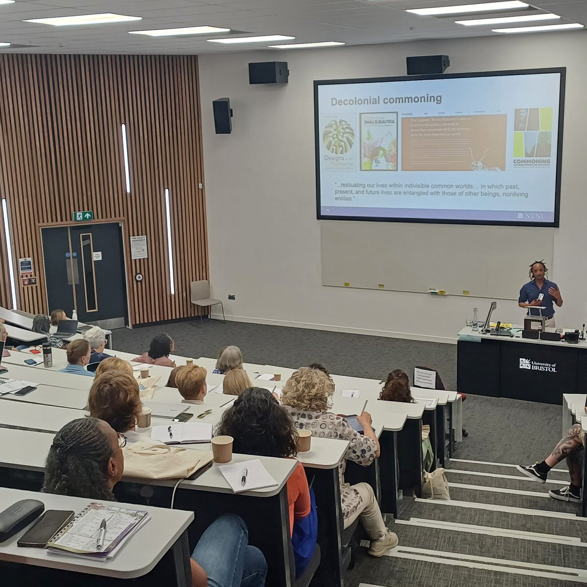 What an inspiring keynote by Professor Tatek Abebe on the last day of #ICFC2025. A passionate and powerful journey through children as commons and commoners, collective existence, and communing care. We also experienced moving music activism for regenerative futures.