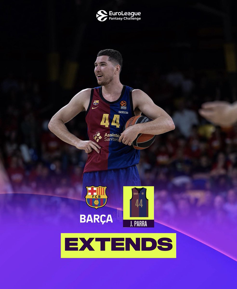 ✍️ Joel Parra stays in his homeland &amp; with <a href="/FCBbasket/">Barça Basket</a>!

#EBF