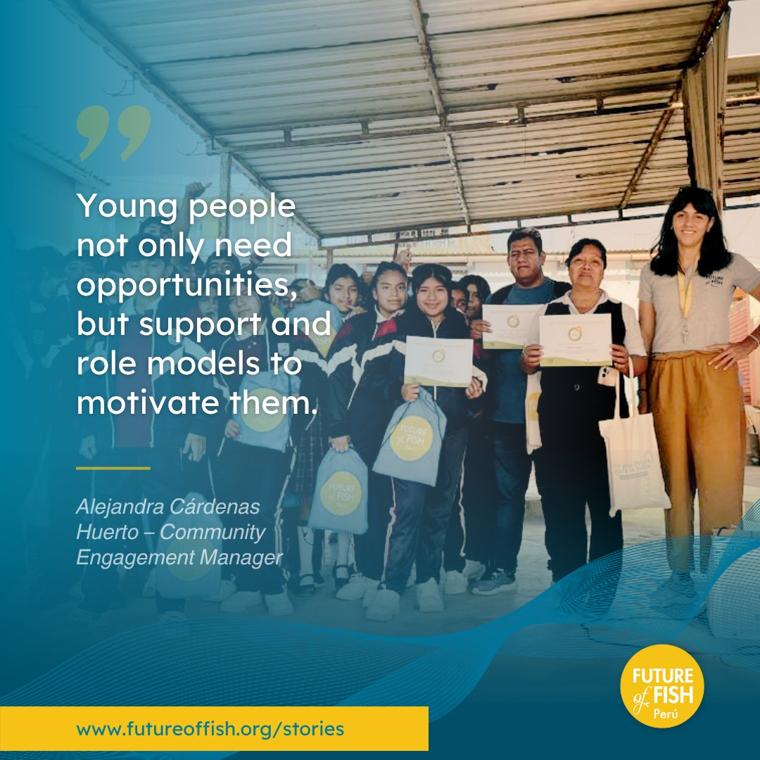 Empowering communities means creating opportunities, inspiring role models, and fostering resilience. In La Islilla, educational programs are transforming lives and reducing reliance on overexploited fishing resources. #Peru #Education #Youth 
futureoffish.org/stories
