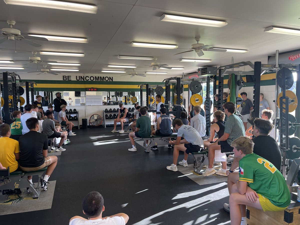Legacy Christian Academy Football (@lcafriscofb) on Twitter photo You know your program is on the right track when one of your athletes comes forward with a Word from the Holy Spirit to share with the team this morning.
<a href="/KorrianGray/">Korrian Gray</a> speaking about how God is strong in our weakness and we should go to Jesus with our heavy burden.
#UNCOMMON You know your program is on the right track when one of your athletes comes forward with a Word from the Holy Spirit to share with the team this morning.
<a href="/KorrianGray/">Korrian Gray</a> speaking about how God is strong in our weakness and we should go to Jesus with our heavy burden.
#UNCOMMON