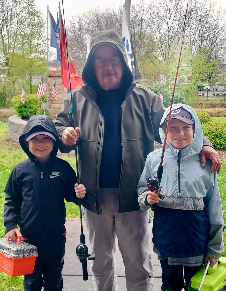 WorldofGood_'s tweet photo. 🎣🌧️🌎 It may have been a wet one but this crew still enjoyed representing #WorldofGood at the annual Fairchance Exchange Club Youth League Fishing Derby. https://t.co/p8ysRVBhM7