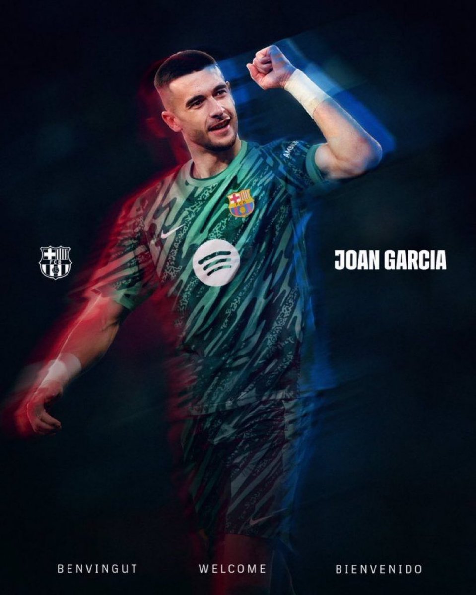 Para celebrar la primicia donde adelantamos el fichaje de #JoanGarcia por el #Barça sorteamos un camiseta de portero del #FCB.

👀 Para participar:

- Dar RT 🔄 y MG ❤️ a este tweet 

- SEGUIR a <a href="/futbolezco/">futbolez</a> y <a href="/LaCasaDelCuler/">LaCasaDelCuler 🏠💙❤️</a> ✍️

👑 Ganador/a Domingo 22 de Junio