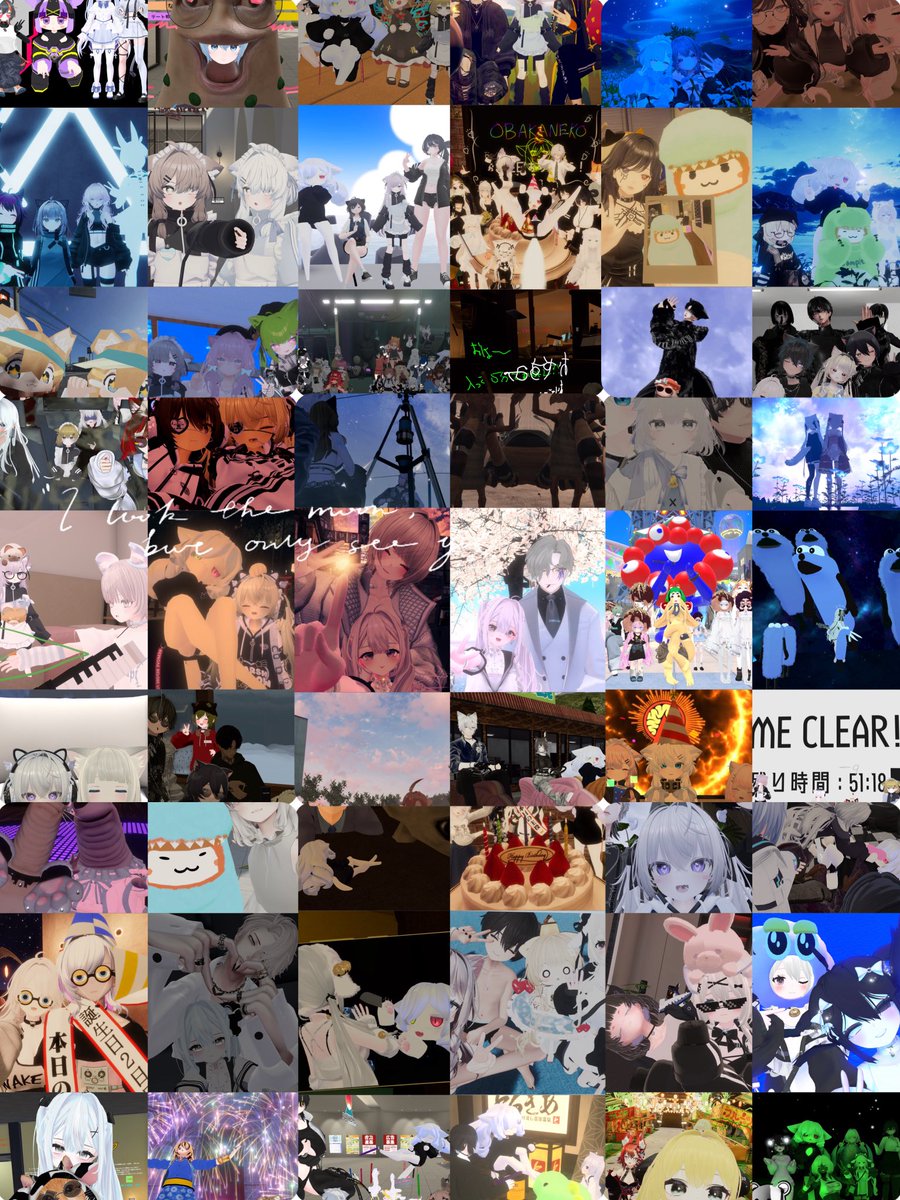 ⟡.·*.  1st anniversary  ✧*｡
仲良くしてくれたみんなありがとう！
これからもよろしくね🫶