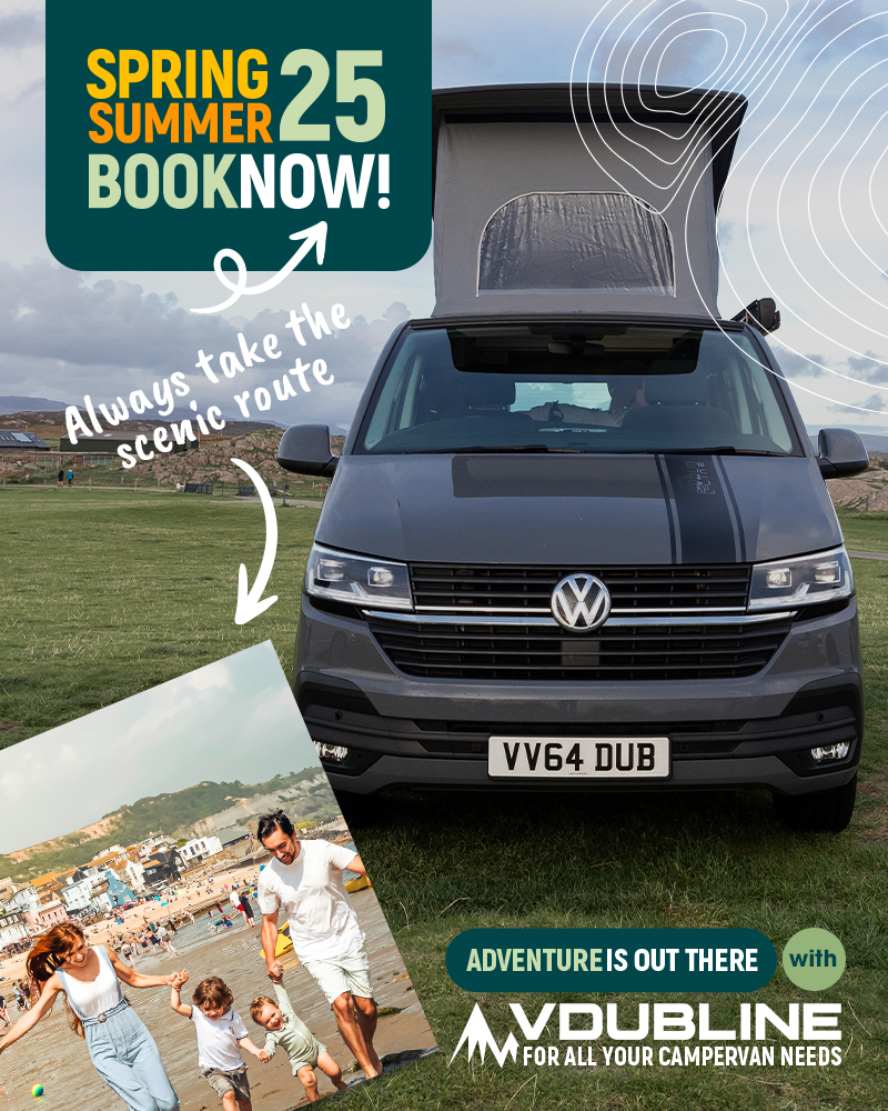 vdubline's tweet image. 🚐✨ Always take the scenic route with Vdubline!
Summer 2025 adventures are calling — book your VW campervan now and hit the open road in style. 🌞🏕️
#Vdubline #CampervanHire #VWAdventure #Summer25 #ScenicRoute