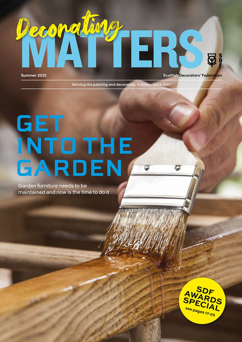Decorating Matters magazine (@scottish_decor) on Twitter photo The #summer issue of #decoratingmatters #magazine will be landing on SDF members' doormats shortly. Can't wait? Check out the digital version here: bit.ly/DM_Summer25
<a href="/Polyvine/">Polyvine Ltd</a> <a href="/BenjaminMooreUK/">Benjamin Moore UK</a> <a href="/JohnstonesDC/">Johnstone's Decorating Centre</a> <a href="/DuluxDecCentre/">Dulux Decorator Centre</a> <a href="/ZinsserUK/">Zinsser UK</a> The #summer issue of #decoratingmatters #magazine will be landing on SDF members' doormats shortly. Can't wait? Check out the digital version here: bit.ly/DM_Summer25
<a href="/Polyvine/">Polyvine Ltd</a> <a href="/BenjaminMooreUK/">Benjamin Moore UK</a> <a href="/JohnstonesDC/">Johnstone's Decorating Centre</a> <a href="/DuluxDecCentre/">Dulux Decorator Centre</a> <a href="/ZinsserUK/">Zinsser UK</a>