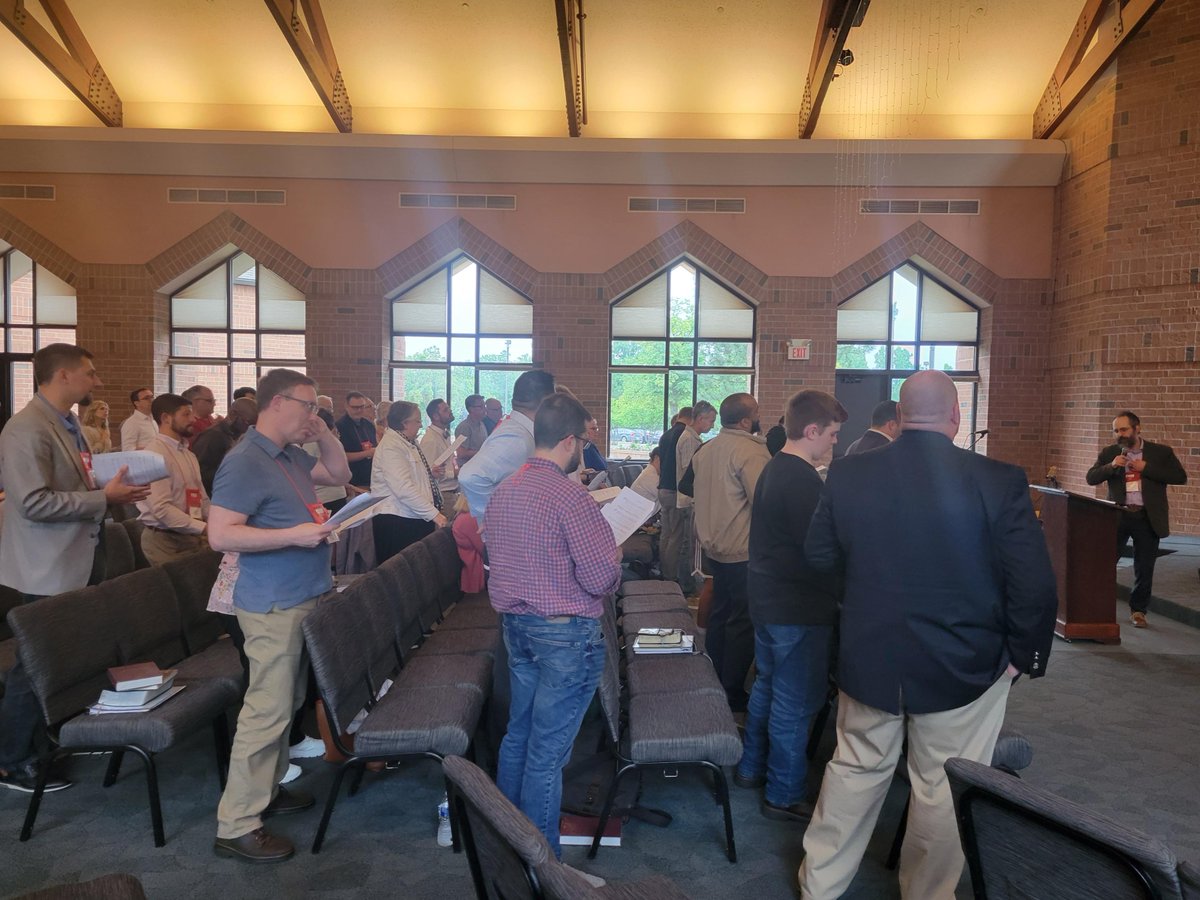 GCP_Publication's tweet image. Great Commission Publications sponsored a Psalm sing with The Westminster Society at the EPC General Assembly yesterday, featuring the Trinity Psalter Hymnal.
gcp.org/collections/tr…