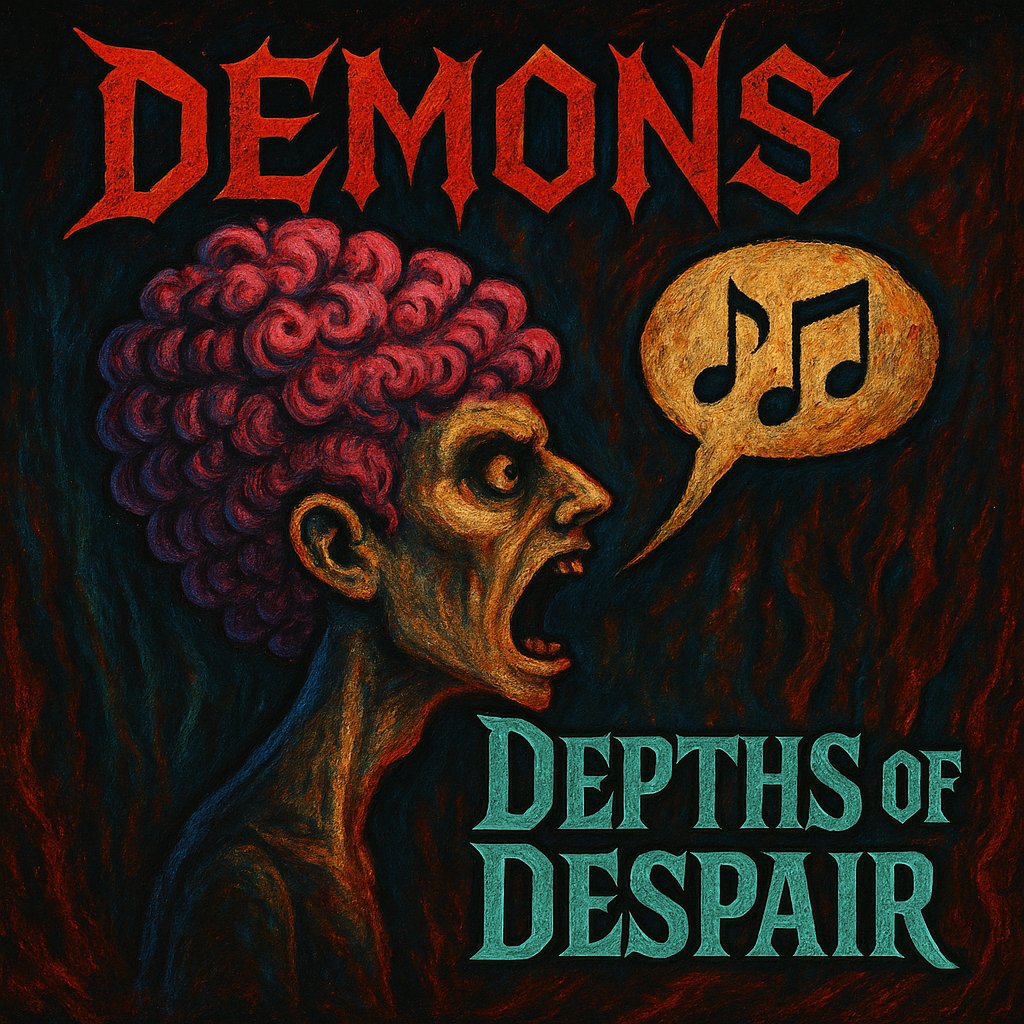 M97868270's tweet photo. 👿 DEMONS 新曲 🎸
「Depths of Despair (絶望の深淵)」リリース!
Genre: DEMONMETAL
A heavy scream from the depths...
#DEMONS #DepthsOfDespair #絶望の深淵 #DEMONMETAL #ヘビメタ #デスメタル #ホラーメタル https://t.co/BBarML4cpO