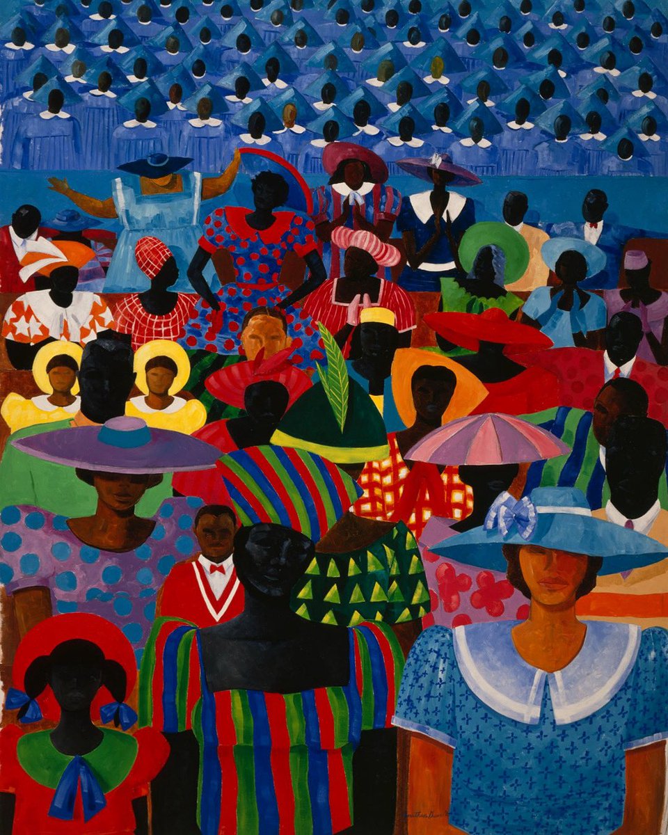 Celebrate freedom + Black excellence. Happy Juneteenth!

Today, June 19 receive FREE admission at the MMoA.
 
Image: Jonathan Green, “The Congregation”, 1990. Oil on canvas. Morris Museum of art, Augusta, Georgia. Purchased with funds from Julia J. Norrell + the 2005 Gala.