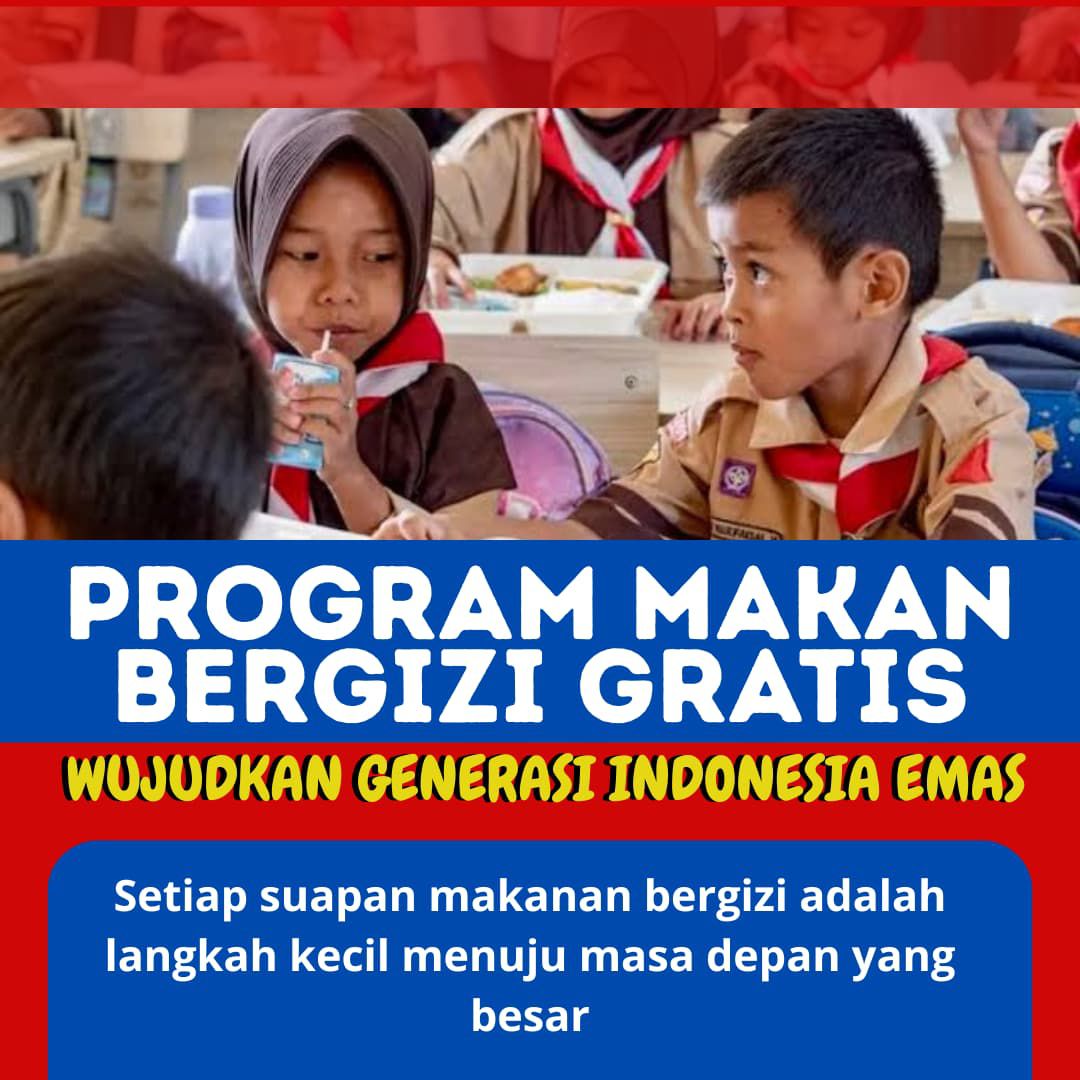 Program MBG terus mendorong pemenuhan gizi anak bangsa, untuk menuju Indonesia Emas 2045.

#MakanBergiziGratis
#ManfaatMBG
#LowonganKerja
#DukungMBG
