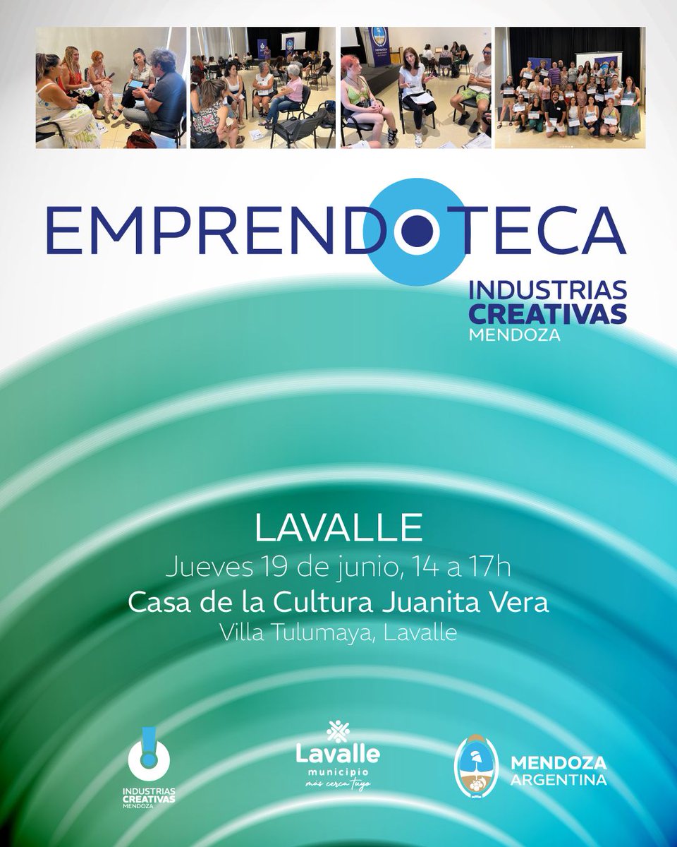 ¡Hoy estamos en Lavalle! 
🤳mendoza.gov.ar/prensa/emprend…
#CulturaMendoza