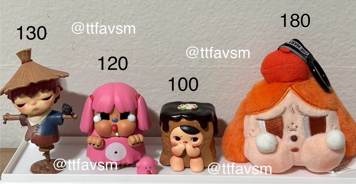 ttfavsm's tweet photo. 🛒☀️ ส่งต่อฟิกเกอร์และพวงกุญแจ ราคาตามภา��เลยค่ะ มีการ์ดครบทุกตัวแต่ไม่มีกล่องนะคะ ꕀ 
🧩 ค่าส่งตัวละ 30 ตัวต่อไป + 10 (ส่งเอกชน) 
🌳🪐 สนใจ dm ได้เลยคับ
#ตลาดนัดกล่องสุ่ม #ตลาดนัดpopmart #ตลาดarttoy #กล่องสุ่ม #ส่งต่อ #popmart #ตลาดนัดcrybaby #popmartthailand #ราคาถูก https://t.co/Dk4b3Vyk5G