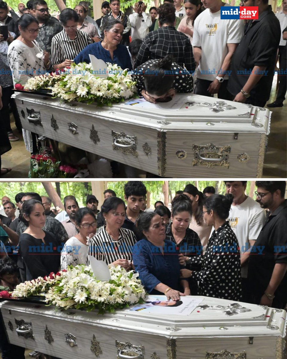 mid_day's tweet photo. A solemn farewell to Clive Kunder, co-pilot of the June 12 Air India crash in Ahmedabad. His mortal remains were brought to Sewri Christian Cemetery in Mumbai for the last rites.
Picture credit: Sayyed Sameer Abedi
#AirIndia #CliveKunder #AhmedabadPlaneCrash #AirIndiaCrash https://t.co/wwMUDLSbrw