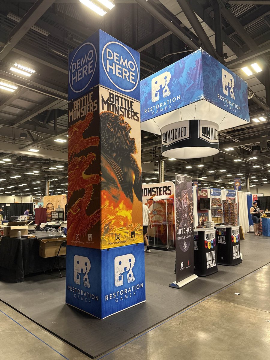 Asdruval Cifuentes (@retroboardgamer) on Twitter photo Origins day 1
Stop by the <a href="/RestorationGame/">Restoration Games</a> booth 601 and demo Battle Monsters......
#OriginsGameFair Origins day 1
Stop by the <a href="/RestorationGame/">Restoration Games</a> booth 601 and demo Battle Monsters......
#OriginsGameFair