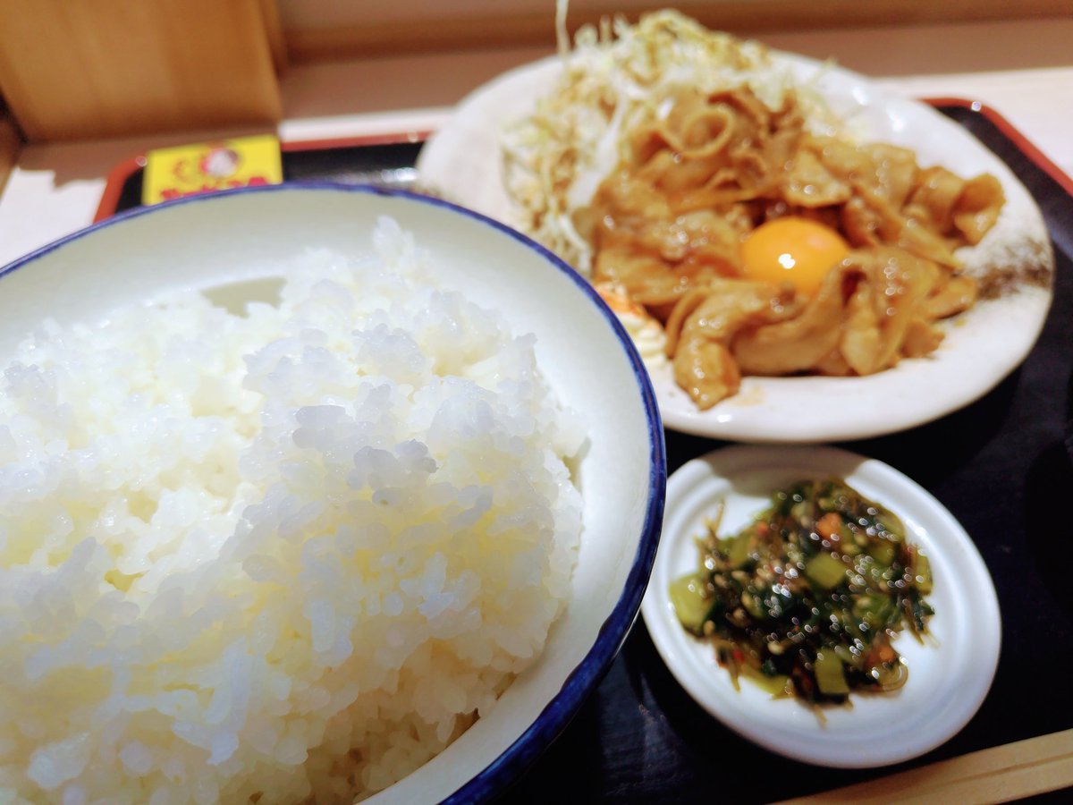 スタミナ定食トラ盛ごはん多しありがたし