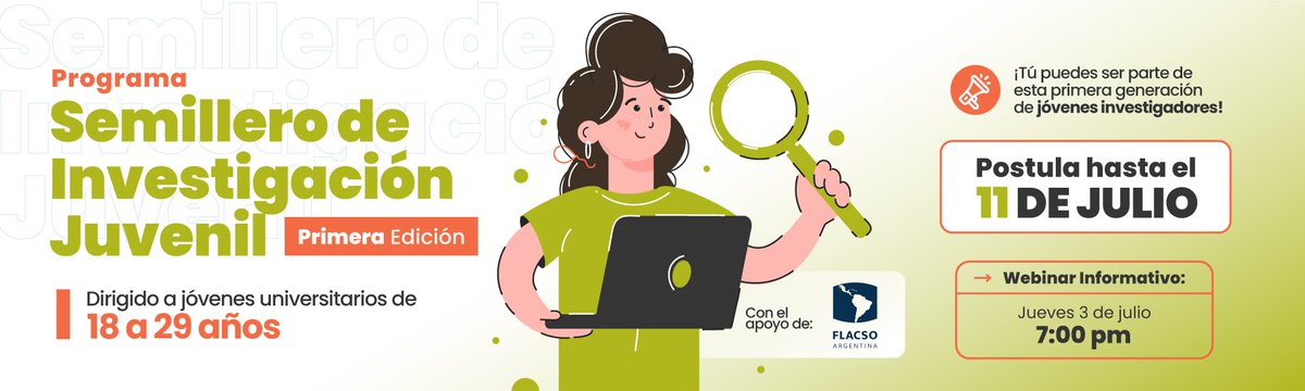 AngelGallegosP's tweet photo. Se dijo y se hizo!! 
Un logro mas!! 
La Secretaría Nacional de la Juventud (SENAJU), a través de la Dirección de Investigación y Desarrollo (DINDES), lanza la primera edición del Semillero de Investigación Juvenil, un espacio formativo dirigido a jóvenes de Lima Metropolitana https://t.co/2ivHk855AE