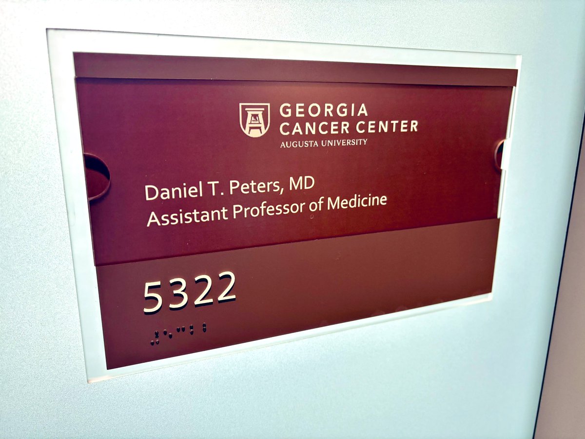DPetersMD's tweet image. Wrapped up a great first week as BMT & Cell Therapy faculty @GACancerCenter @MCG_AUG. Enjoying the new office, meeting the team, and marveling at both the state-of-the-art core facilities and beautiful campus. It makes it easy to feel inspired.💡Let’s get to work!