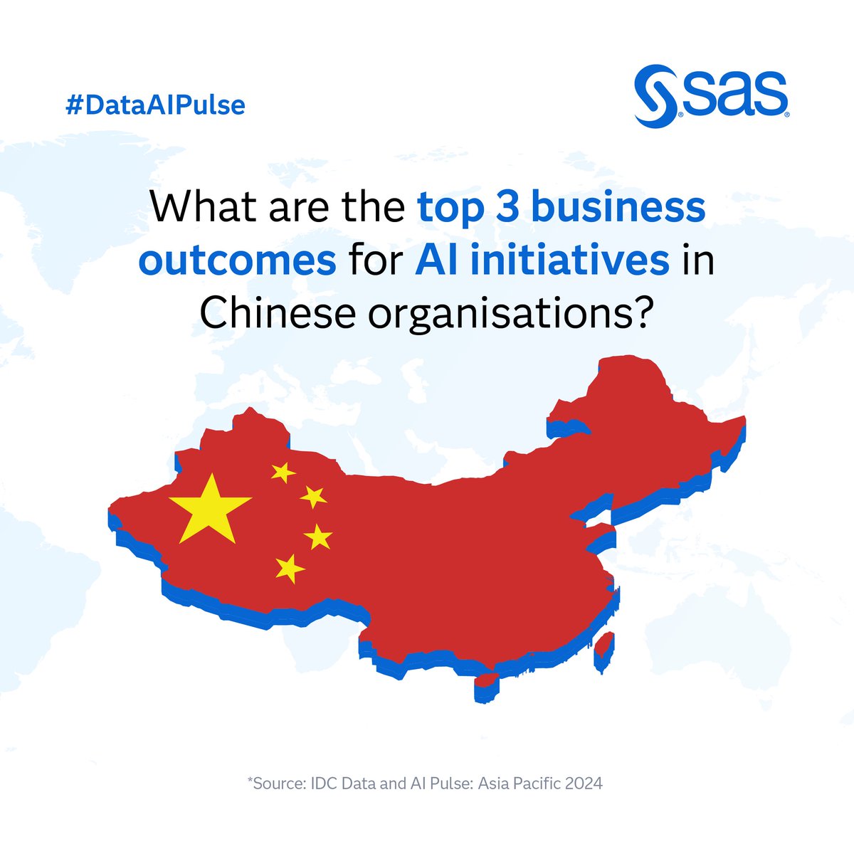 AI adoption in China focuses on market expansion and revenue growth. Our new report explores how Chinese businesses are leveraging #AI for competitive advantage domestically and internationally. 2.sas.com/60104TZrw #DataAIPulse