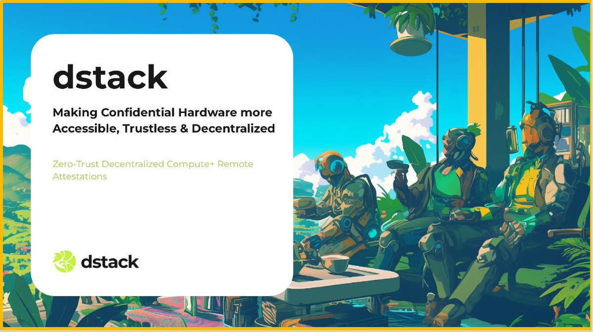 ChaoticBeautys's tweet photo. 💚
In practice deploying #dstack apps feels like I have all the ingredients to making a really complicated but actually good cake 🍰
• Zero code changes—just ship and go.
👌
• Encrypted env vars + KMS-managed private keys keep crypto secrets safe.
🔑
• In-memory encryption protects RAM-hungry workloads—perfect for private AI. 🤖