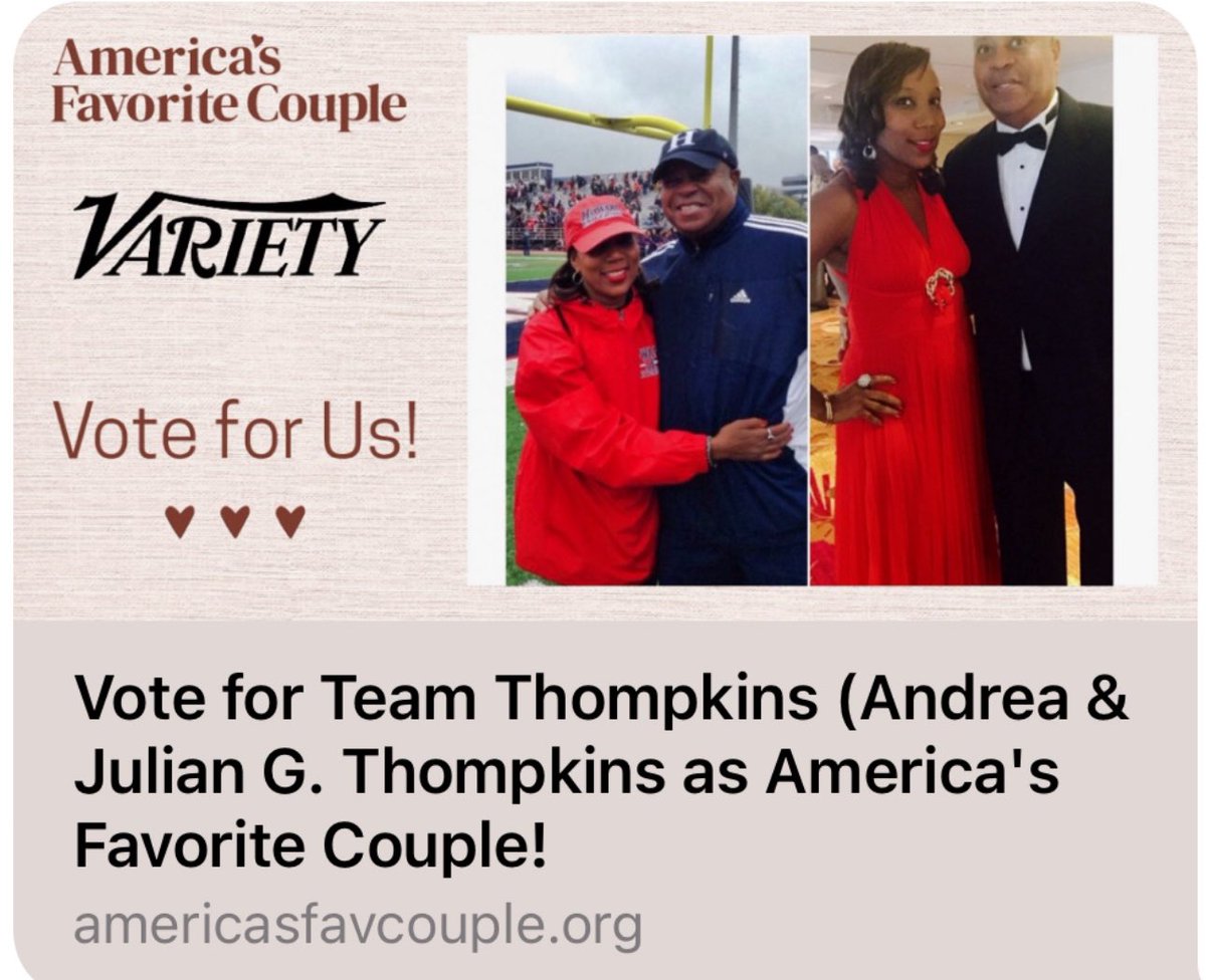 LOVE &amp; MARRIAGE ❤️😇  45 Year Friendship, 38 Years to LIFE, HIS WIFE 💃🏾Thank YOU in advance for VOTING for US, as America's Favorite Couple... Managing challenges, (Our Oldest passing, peacefully in his sleep.) Sharing JOY &amp; HaPpiNeSs with Our youngest❤️🙏🏾 Life Happens