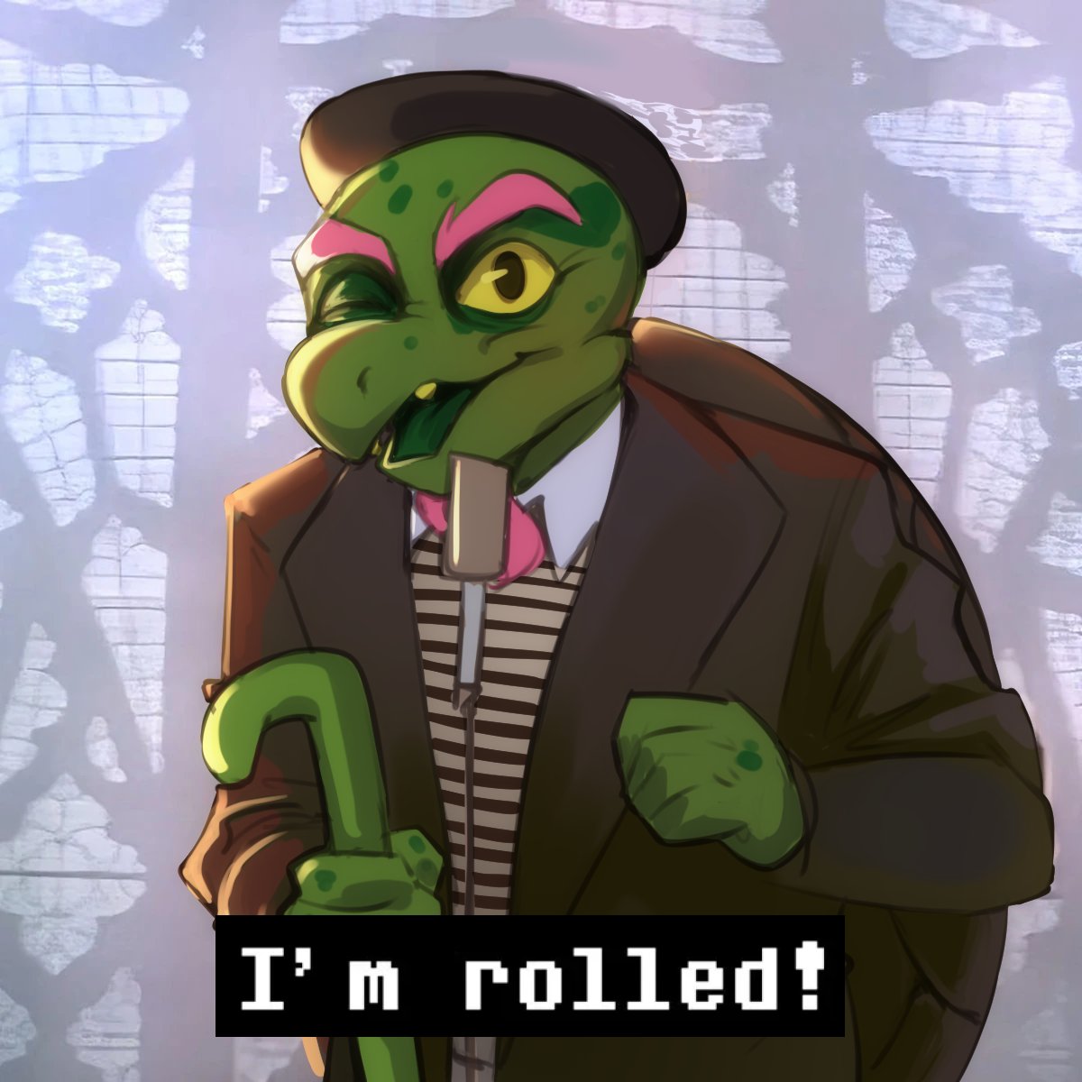 mitsvalen1's tweet image. #DELTARUNE #Gerson #deltarunechapter4