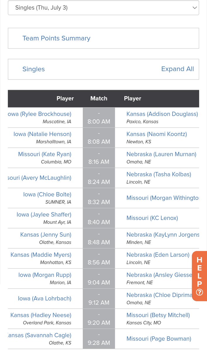 Day 2 Girls Four State single matches are in the books! Team Nebraska captured 3 points with Lauren Murnan winning her match  3 &amp; 2.  Congrats 👏 to our young Team for battling hard on every shot! Few more dropped putts and some different outcomes! ⛳🏌️‍♂️❤️
