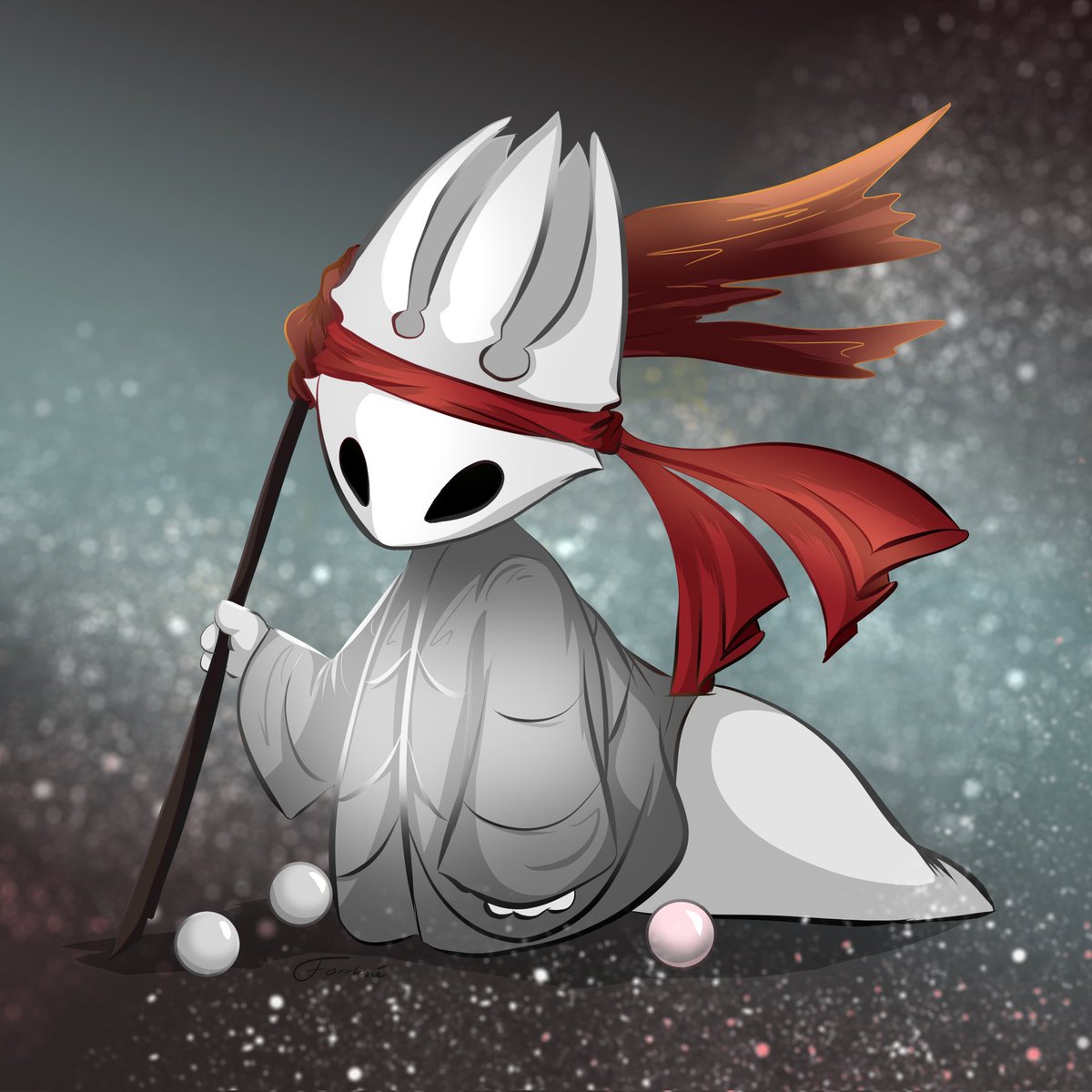 Friendly revenge on <a href="/Vali_The_Great/">Valiii 🦕TEAM FOSSILS 🦕</a> ! The Chieftain‼️
#hollowknight #rainworld #artfight2025