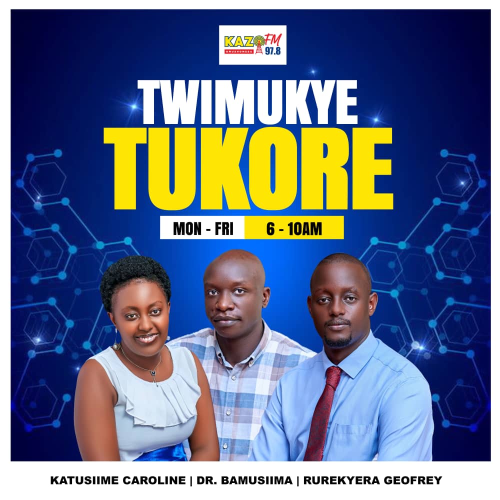 FRIDAY morning vibes! 📷  

Tune into #Twimukye_tukore program from 6-10am.

   #Rurekyera | #Carol &amp; #Bamusiima