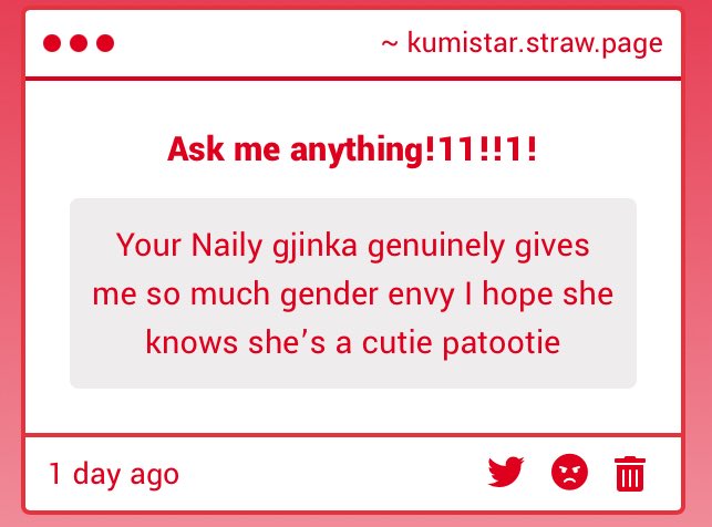 kumicoins's tweet image. 1) Im gonna be honest i dont rlly ship them
2) AWEEE TYYYY
3) LOL TYY i was lwk tryna make her look like an e-girl cuz idk she gives off that kinda feeling