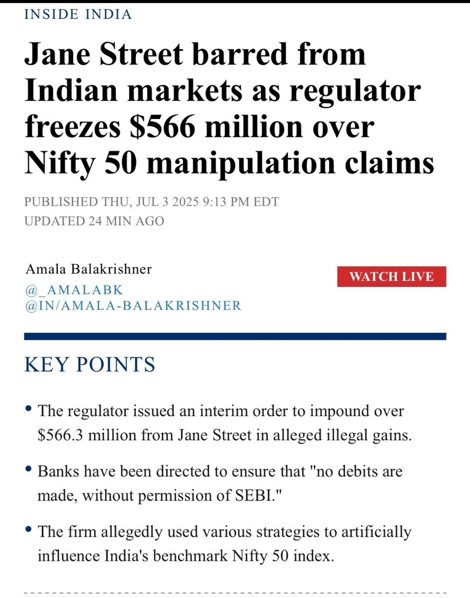 Ronak_Unadkat's tweet image. Bye bye Jane guys !! Indian trader will never miss you. 😉
Kudos to those traders who survived the past 2 years.👍
Now, whom to blame in case of loss in expiry day ?