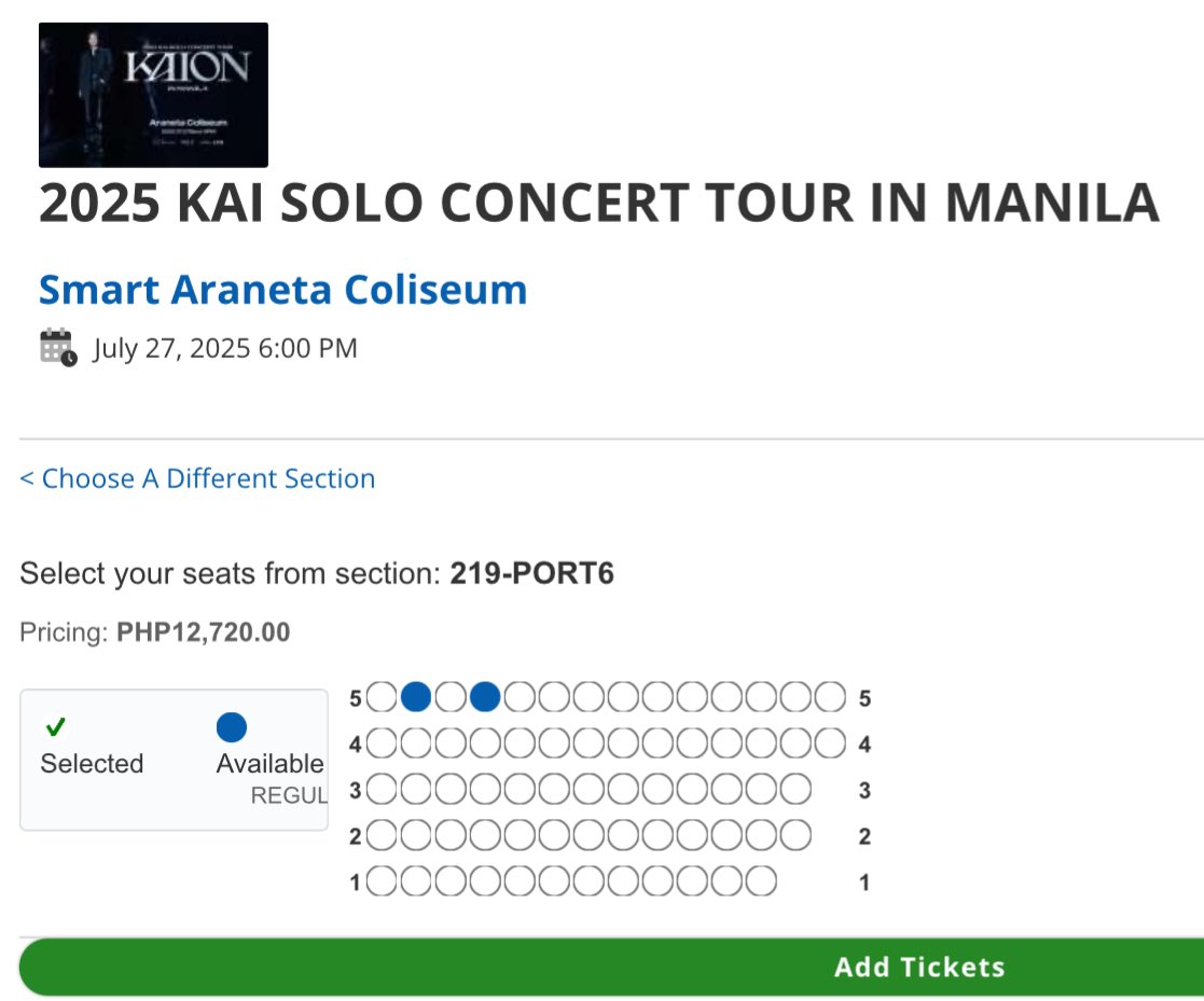 We are close to selling out section 422, 404 and 219!! secure yours and be part of the crowd 🔥

tickets available here 🎫 ticketnet.com.ph/event-detail/2…

#KAION #KAIONinManila #KAIinManila2025 #Kai #카이