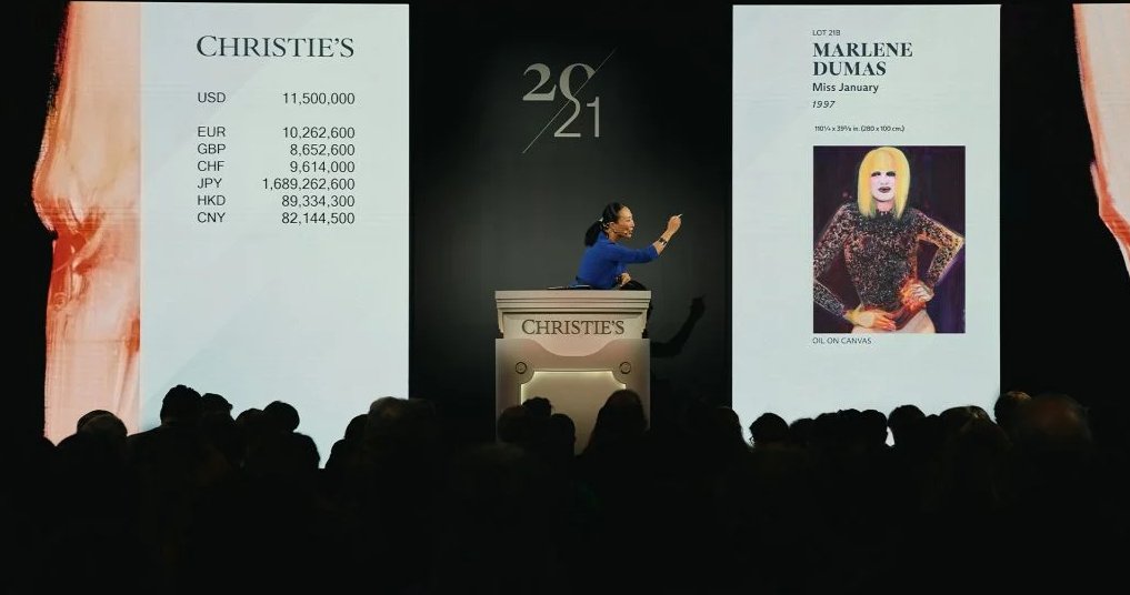 South African–Dutch painter Marlene Dumas just set a new record: her 1997 work Miss January sold for $13.6M at Christie’s New York — now the most expensive piece by a living female artist.

As noted in The Secret Wealth Advantage (p.99):
“Record deals and the greatest boom in