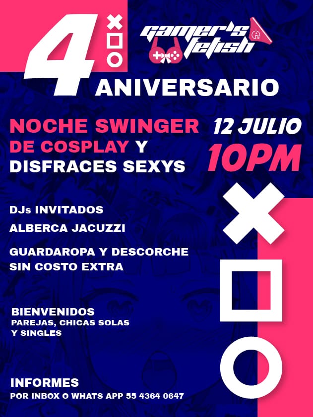 GamersFetish2's tweet photo. El deseo está a punto de desbordarse...
Nuestro 4º aniversario será una noche de cuerpos, placer compartido y conexiones intensas.
Muy pocos lugares disponibles.
¿Vas a mirar… o vas a jugar?
Recuerda que tú acceso incluye 

👕 Guardarropa
🚘Estacionamiento
🍿Botana
🥤Vasos
👙Alberca
🧖‍♂️🧖‍♀️Sauna
♨️Jacuzzi
🏨Acceso completo a las habitaciones del piso destinado al evento

🍟🌮🥂🍻 Trae tus bebidas y botanas favoritas, no cobramos descorche.

Puedes hacer tus reservaciones de preventa desde el 50% y liquidar 2 días antes del evento.

Pide información vía MD y aparta tu lugar!!!