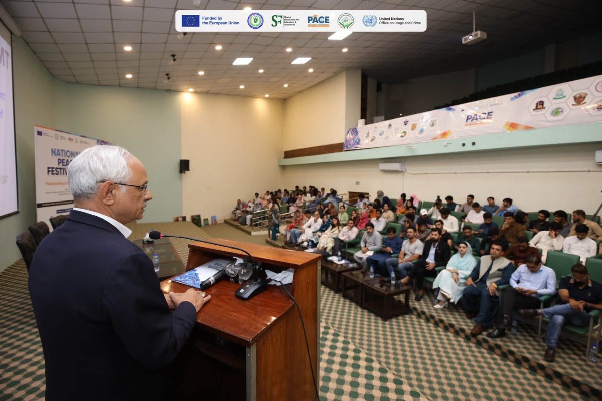 zaidia's tweet image. Spoke at the #NationalPeaceFestival on Preventing Violent Extremism – An Economic Perspective.

🔑 Economic inequality, youth unemployment &amp;amp; lack of opportunity are root causes.
🎯 Peace demands inclusion, fair policies &amp;amp; youth empowerment. 

#PACEProject #CVE #PVE #YouthForPeace…