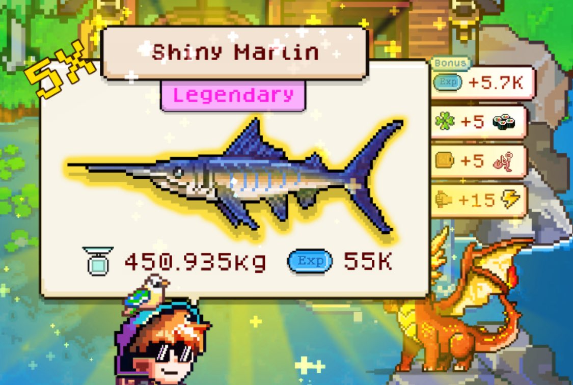 Crispy₿acon (@cryptojoe21) on Twitter photo Rod broke, got shiny legendary, bonus bait, energy refund, and bait refund all in the same catch. Odds of 0.00078% <a href="/FishingFrenzyCo/">Fishing Frenzy</a> 🤯 Rod broke, got shiny legendary, bonus bait, energy refund, and bait refund all in the same catch. Odds of 0.00078% <a href="/FishingFrenzyCo/">Fishing Frenzy</a> 🤯