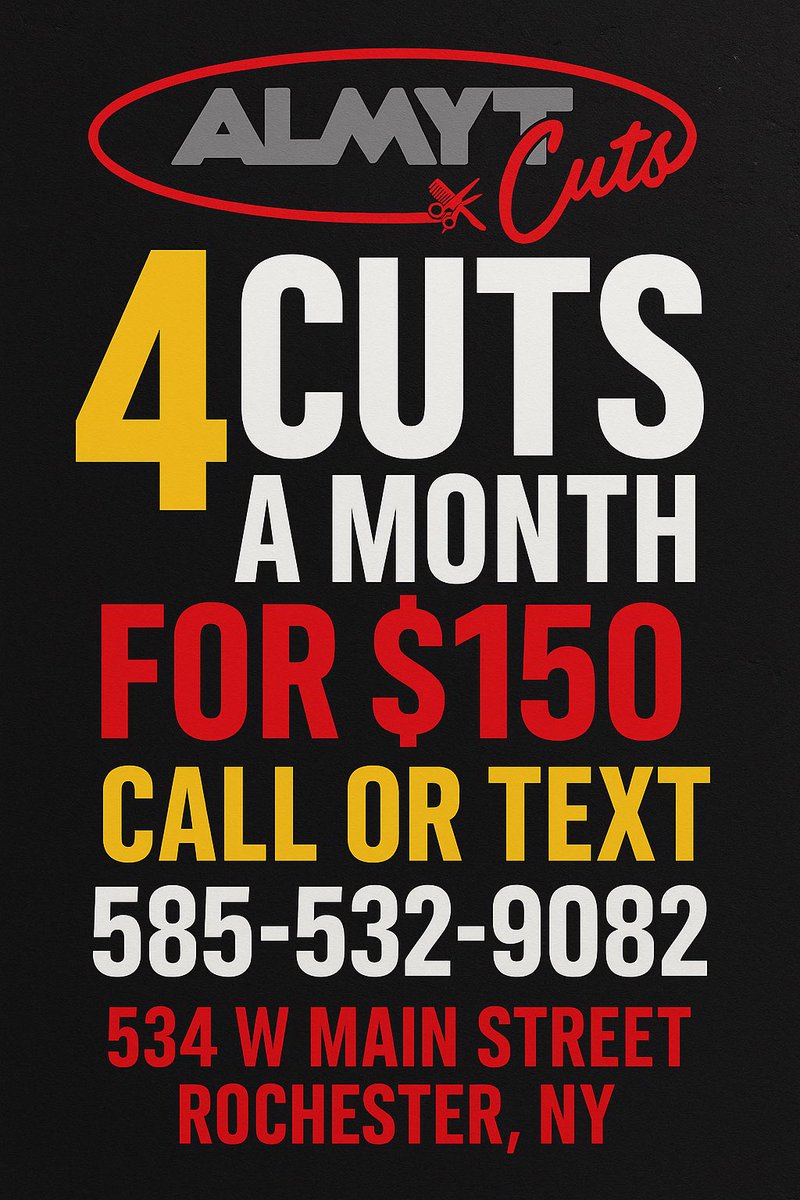 ALMYT Cuts Rochester, NY (@DwainParker) / Posts / X