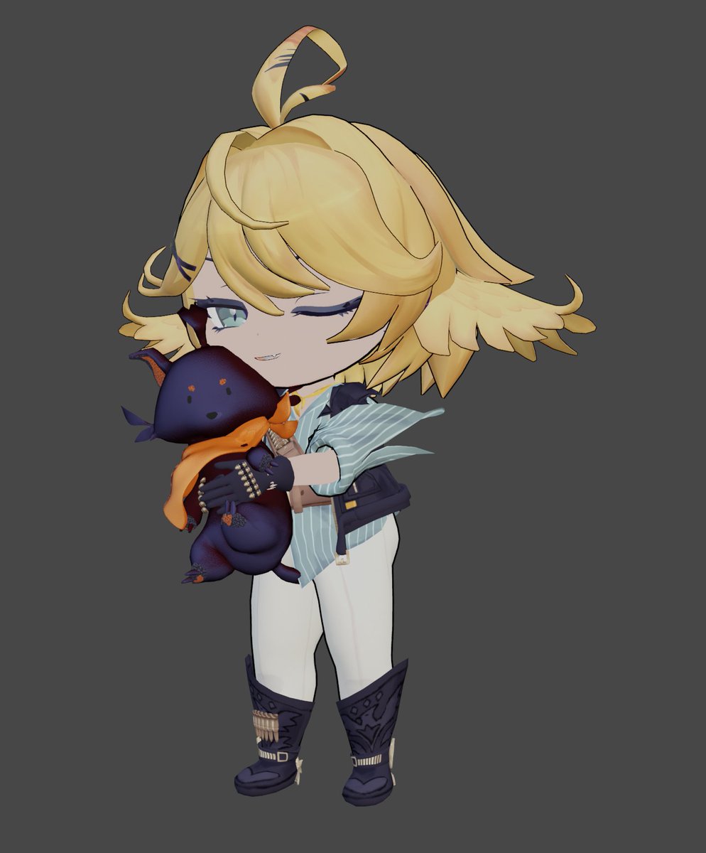 duokhaydraws's tweet image. Happy Doki birthday!! I 3D modelled D.A.D.!! 🥳🥳

#DokiBirday2025 #DokiGallery