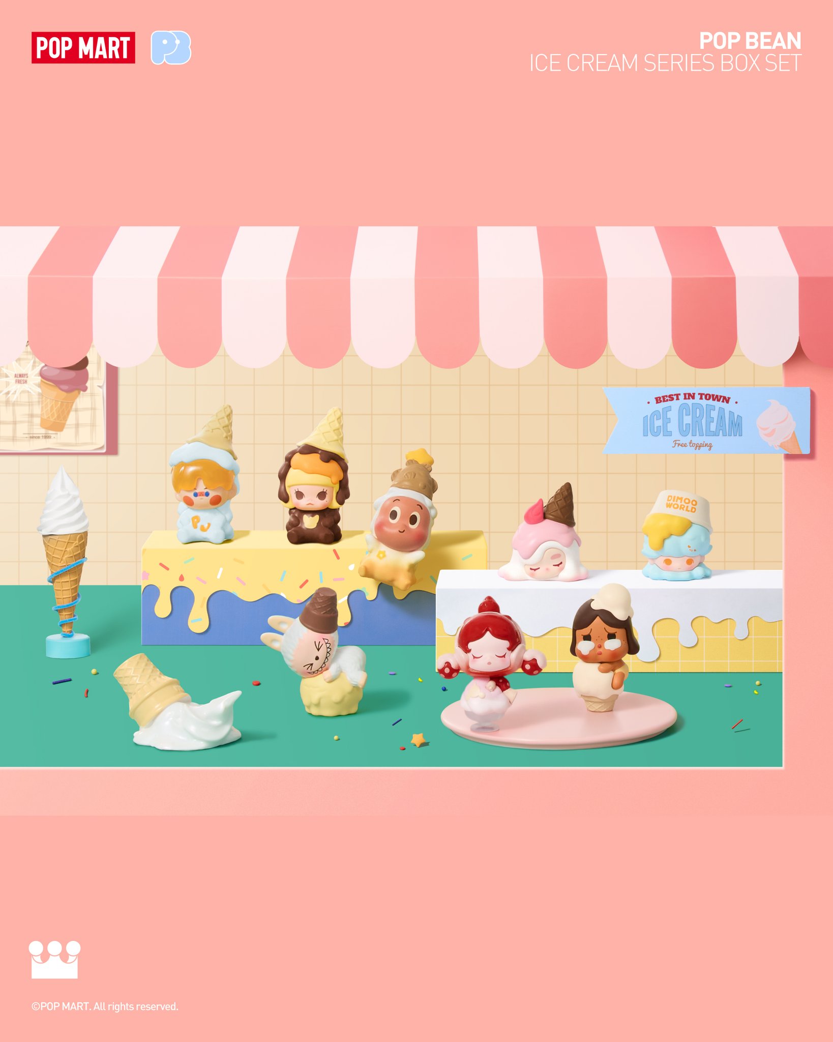 ポップマート ポップビーン アイスクリーム シリーズ ボックスセット POP BEAN Ice Cream Series Box Set - POP MART (Japan)