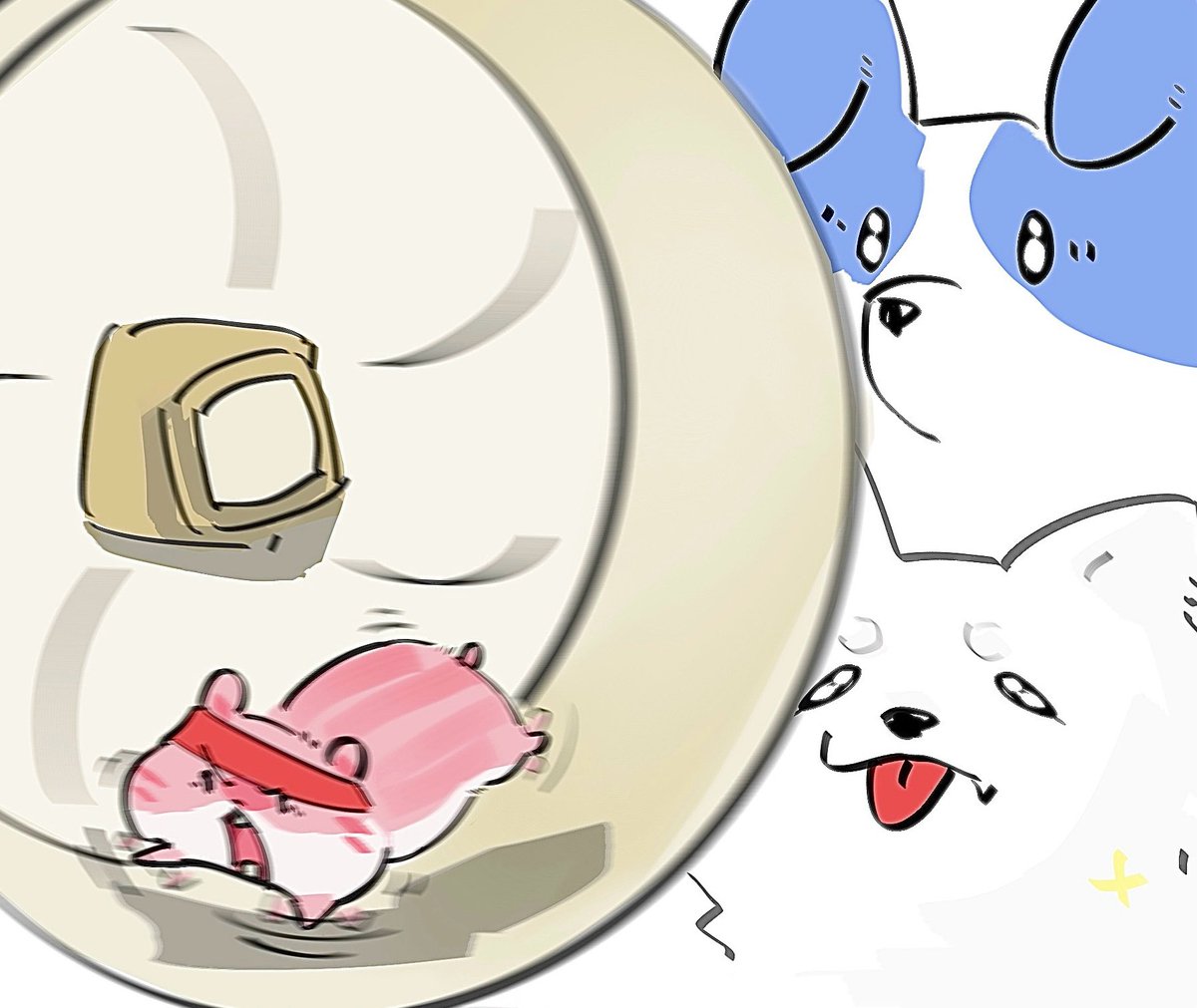 powpowmod's tweet image. 💗低耗能跑步🐹
💙❤️🐶
 #PLAVE